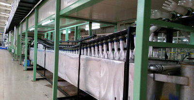 Latex medical glove production line